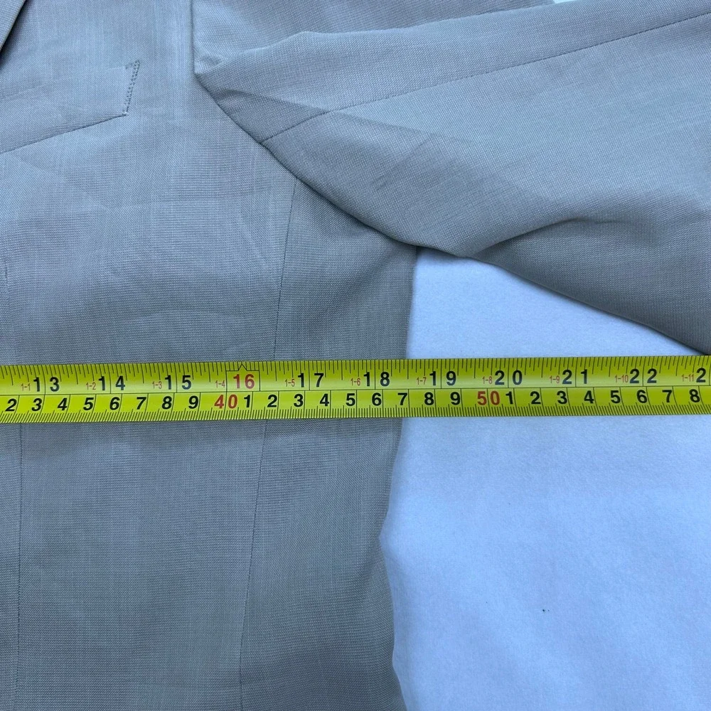 Savile Row Company London Men 36R Blazer Tan Beige 2 Button Suit Jacket Coat